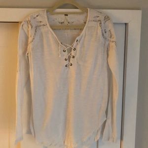 Free people long-sleeved top